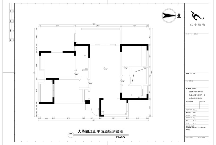 水印860x580_陶陽_南京市浦口區大華閱江山126㎡北歐風格裝修_原始（shǐ）圖