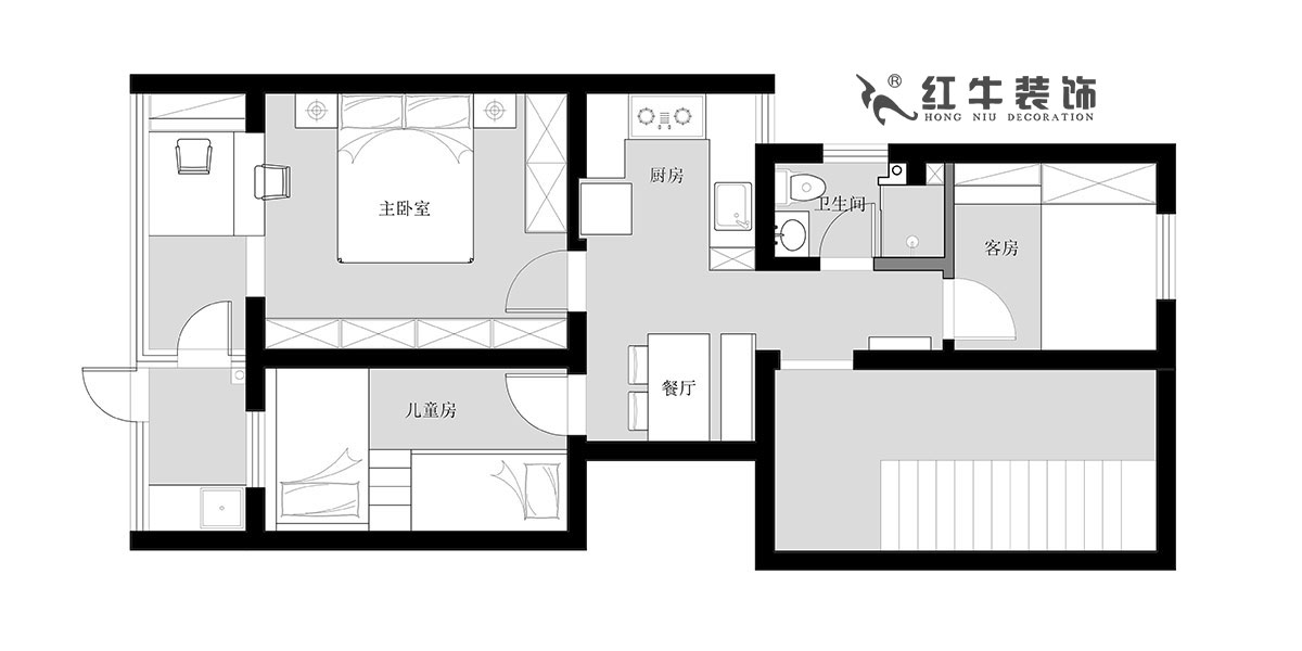 陸利民_瑞金新（xīn）村70-103-62㎡-北歐風格_平麵圖