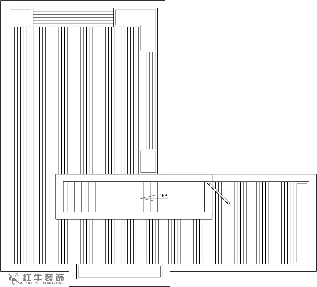 【實景案例】餘瑋_棲園-200㎡-輕奢風格_4室3廳3衛（新房裝修）_全包35萬00_06頂樓則是全敞開式露台，提（tí）供很（hěn）大的（de）綠植場地。