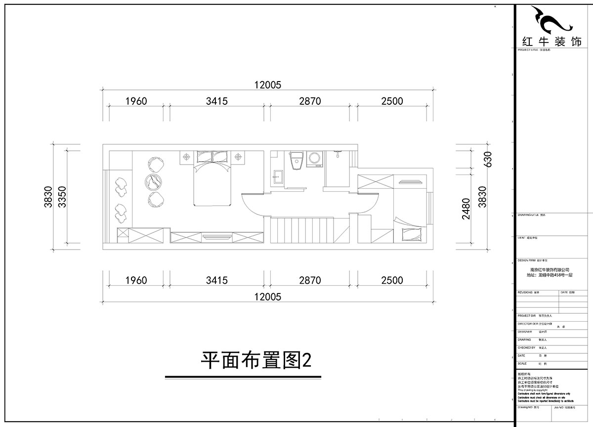 朱彥｜萬科金色裏程8-706-70㎡-簡（jiǎn）歐風格｜複式35+35㎡｜2室2廳1衛｜定製家￥120000｜全包（bāo）12萬｜00_04平麵布置圖2