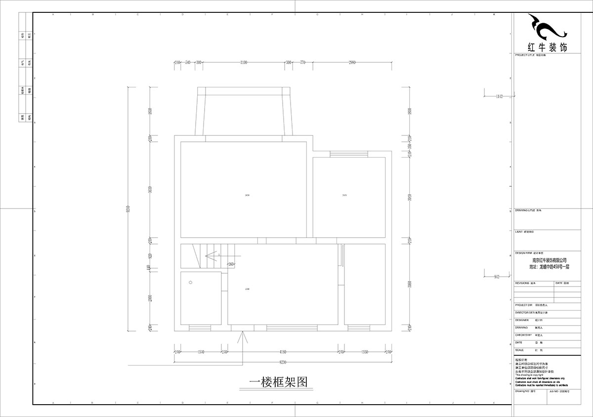 孟憲濤｜養龍山莊D-11B-120㎡-現代簡約風（fēng）格｜3室2廳（tīng）2衛｜老房裝修｜定製家｜全（quán）包14萬（wàn）｜00_01一樓框架圖